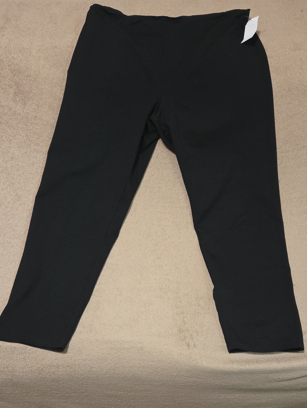 Eileen Fisher Black Straight-Leg Pants